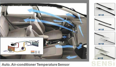 Termistorowy czujnik temperatury NTC pokryty żywicą epoksydową zapewniający wysoką stabilność samochodu